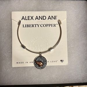 Alex and Ani Liberty Copper Bracelet